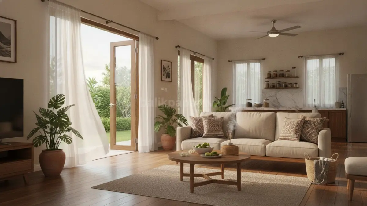 Rumah bersih dengan ventilasi alami dan aroma segar yang nyaman sepanjang hari (BTV/Ai)
