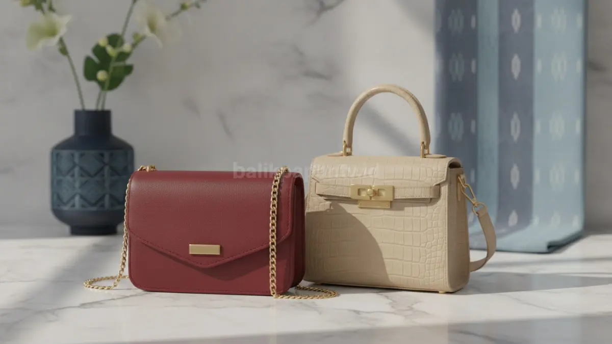 Shoulder bag mini dan mini top handle sebagai pelengkap penampilan kasual maupun formal.
