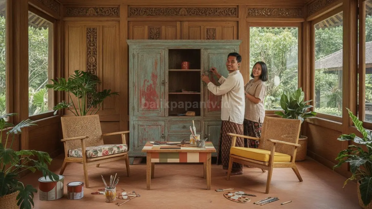 Tren furnitur dicat kembali menghadirkan sentuhan warna unik, memperkuat karakter dan nilai personal. (BTV/AI)