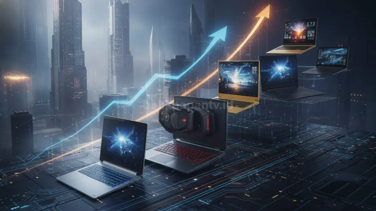  Rekomendasi laptop terbaik 2026 dari kelas entry-level hingga premium saat harga komponen mengalami kenaikan. (BTV/Ai)