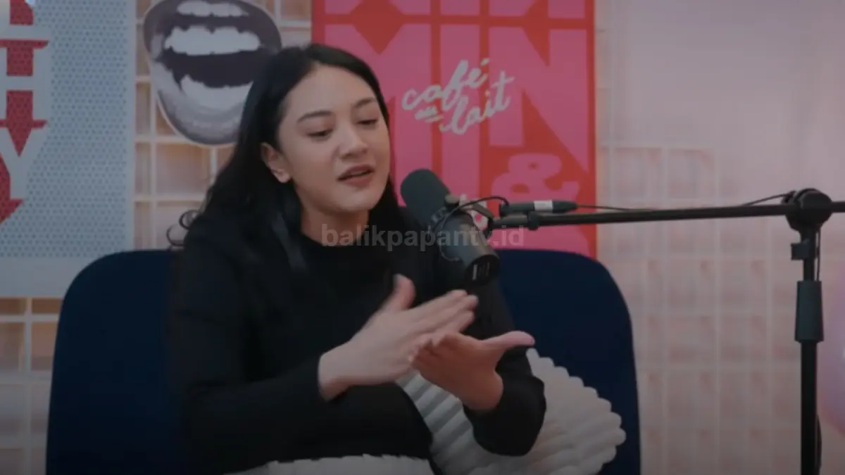 Abigail Limuria membagikan pandangannya tentang kedewasaan, pengelolaan emosi, dan refleksi diri.(BTV/AI)