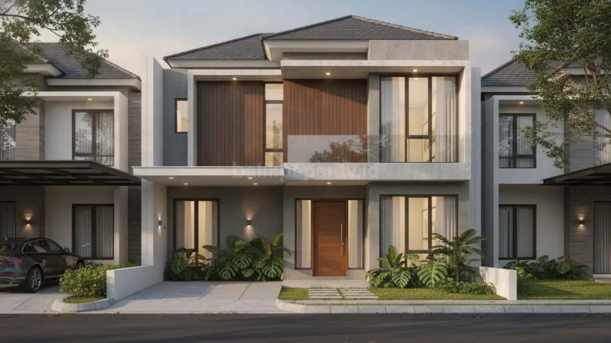 Rumah 2 lantai tipe 36 menawarkan fleksibilitas ruang untuk menyesuaikan kebutuhan keluarga di masa depan. (BTV/Ai)