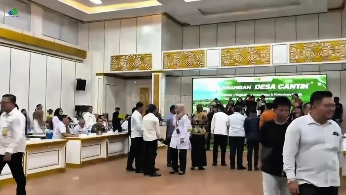 Suasana peluncuran program Desa Cantik di aula lantai 3 Kantor Bupati Penajam Paser Utara yang dihadiri jajaran Pemkab PPU dan BPS Kaltim.