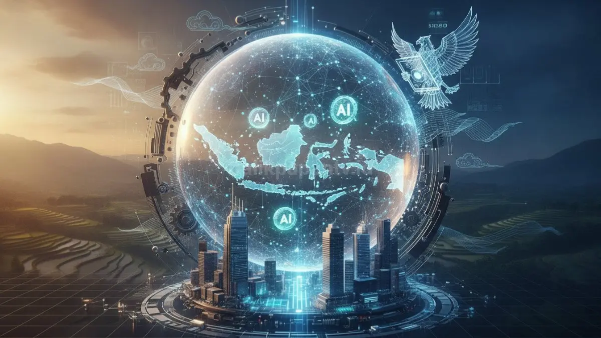 Ilustrasi AI tokens mengubah strategi bisnis, efisiensi komputasi, dan pengelolaan infrastruktur digital modern. (BTV/AI)
