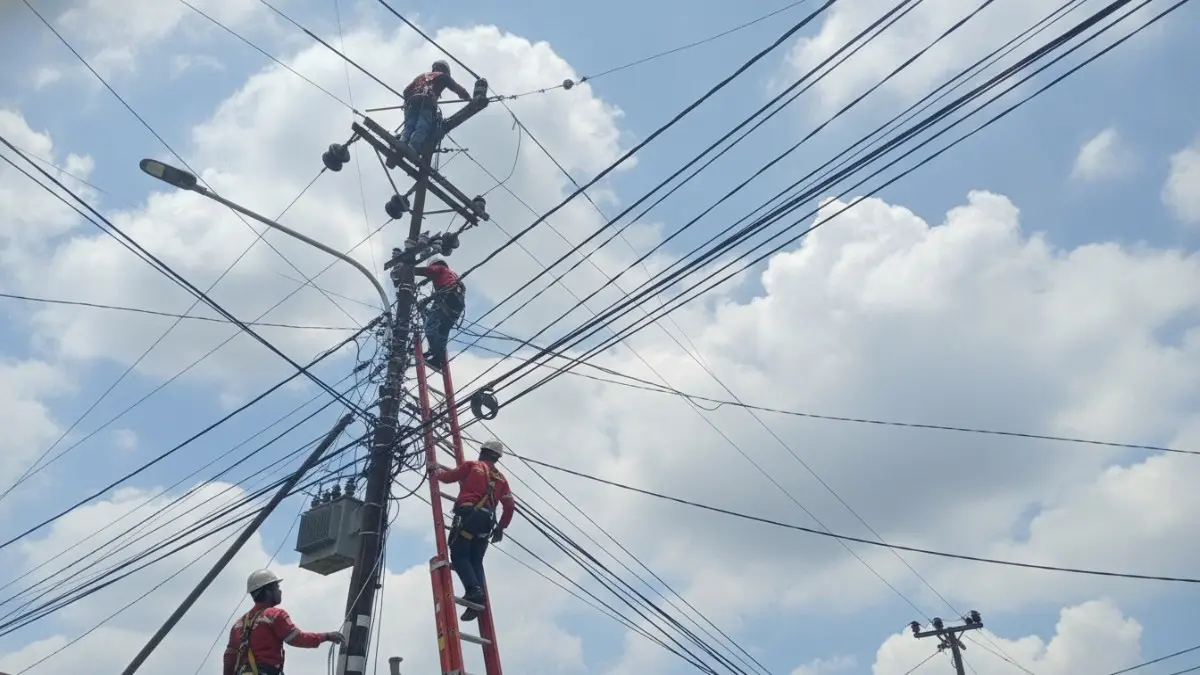 Ilustrasi petugas PLN melakukan pemeliharaan jaringan distribusi listrik yang menyebabkan pemadaman terjadwal di sejumlah wilayah Samarinda.