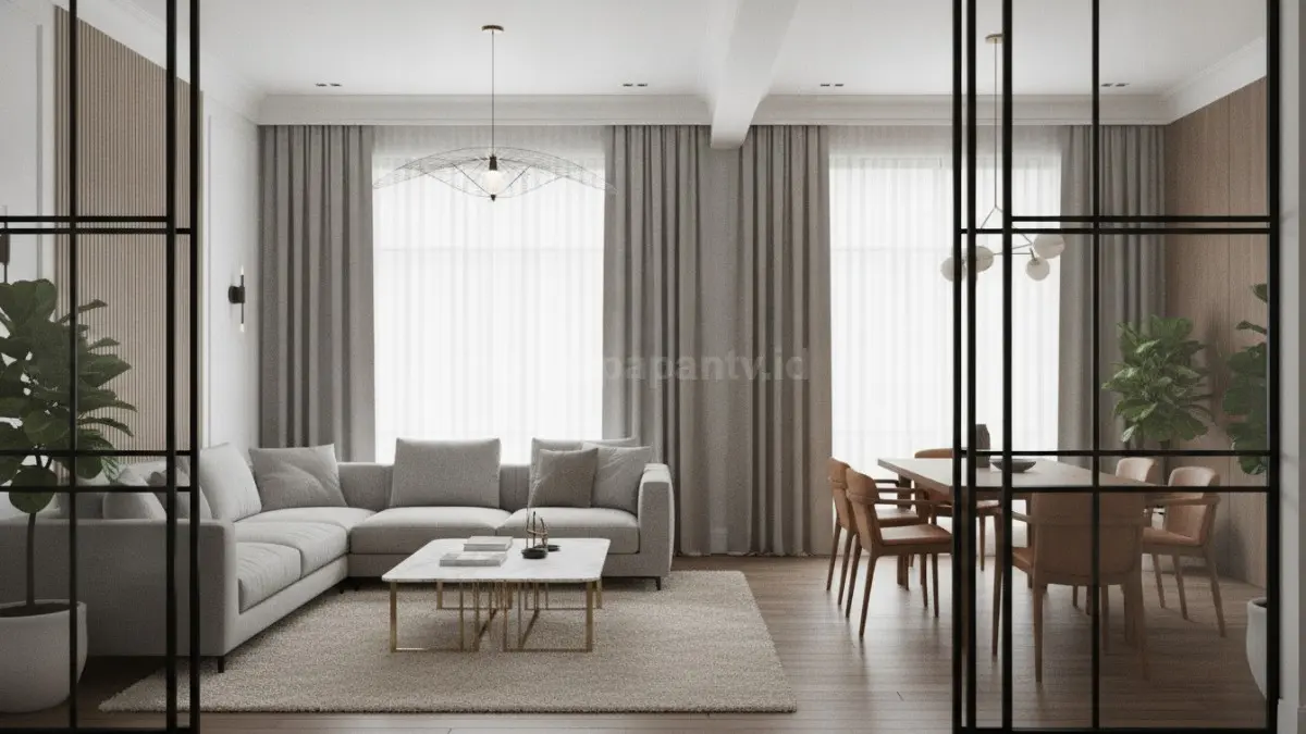 Partisi kaca menjaga ruangan tetap terang dengan tampilan modern dan elegan. (BTV/Ai)
