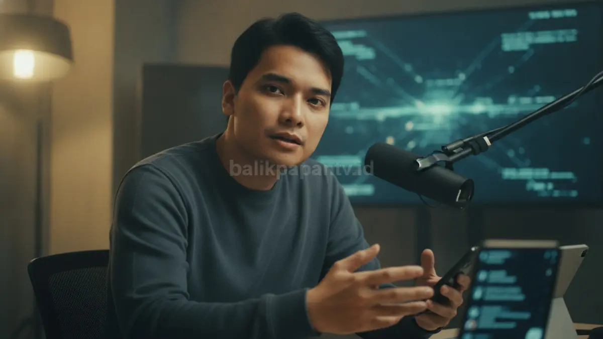 Alvin Faiz saat menanggapi tuduhan netizen di media sosial dengan klarifikasi terbuka (BTV/Ai)