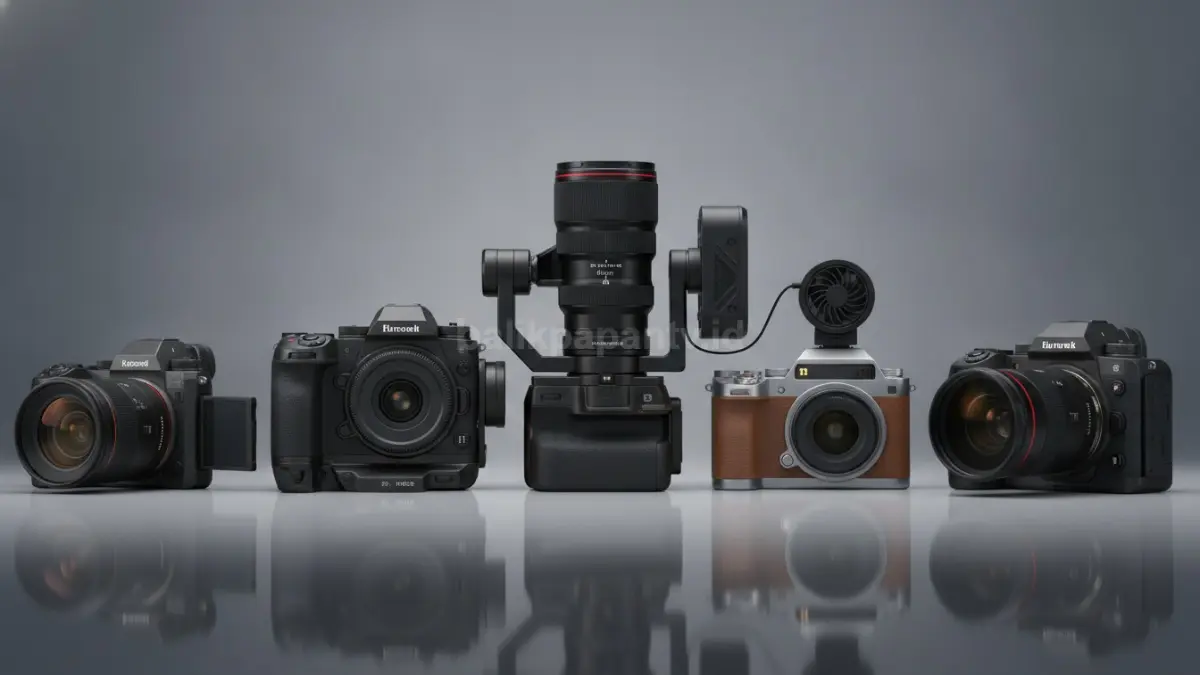 Deretan kamera mirrorless terbaik 2026 dengan berbagai pilihan fitur untuk fotografi dan pembuatan konten. ((BTV/Ai)