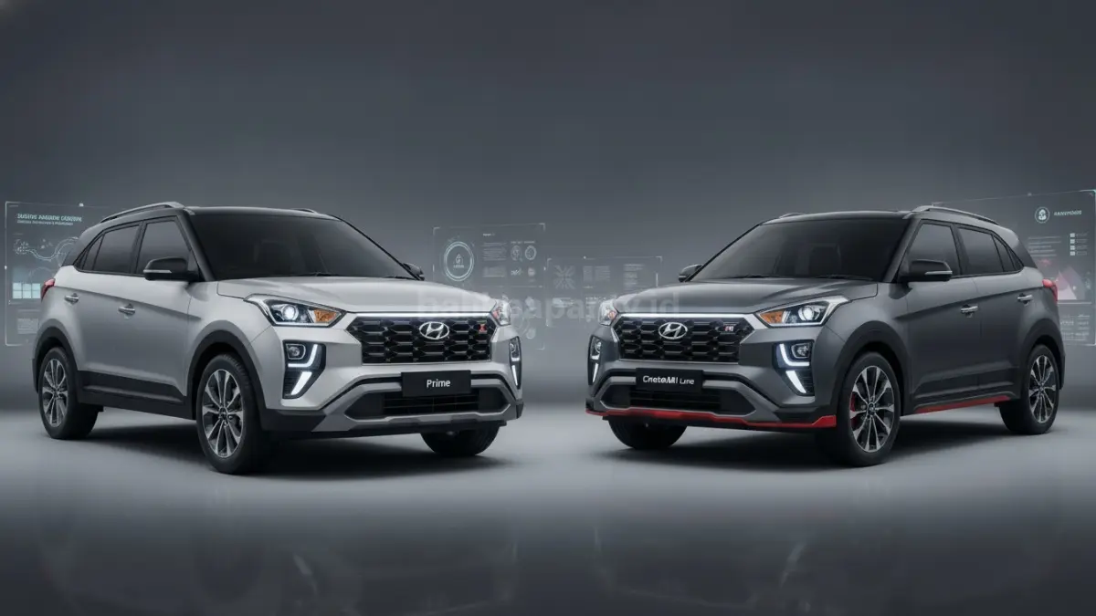 Hyundai Creta Facelift Prime dan N Line Turbo tampil dengan desain baru serta fitur keselamatan modern. (BTV/Ai)
