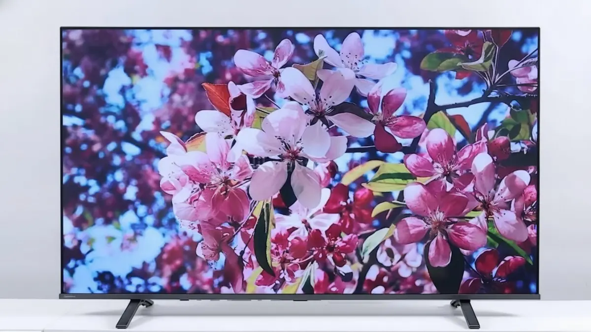 Review Smart TV Toshiba 65E330NP Pro fitur lengkap harga 7 jutaan menawarkan hiburan modern terjangkau.(BTV/AI) 