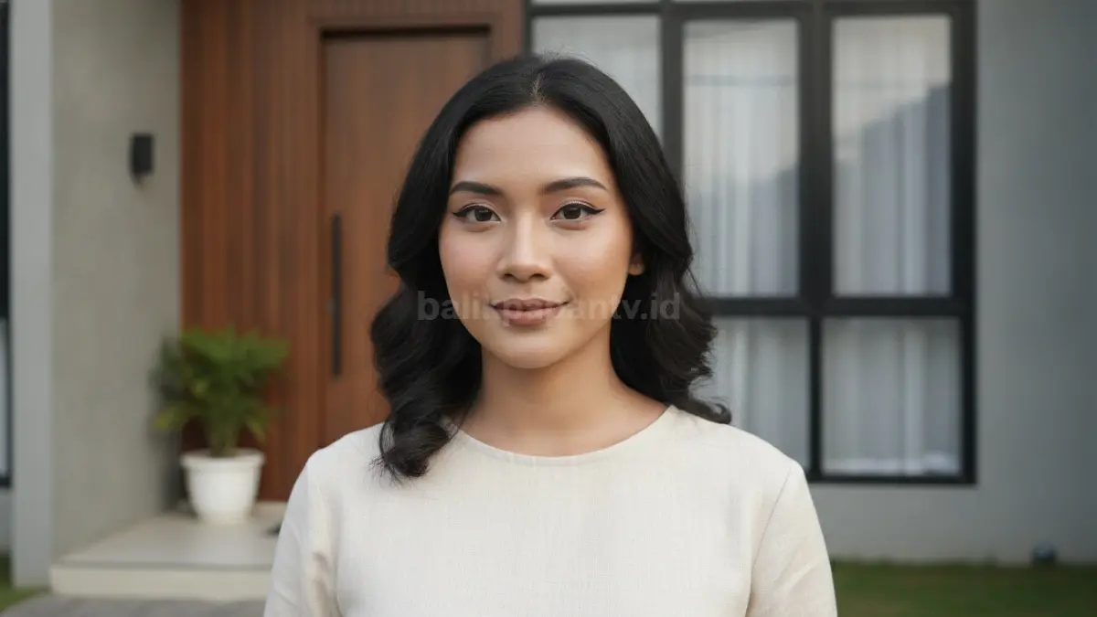 Seorang perempuan memakai eyeliner tipis dengan teknik sederhana untuk hasil rapi dan natural.
