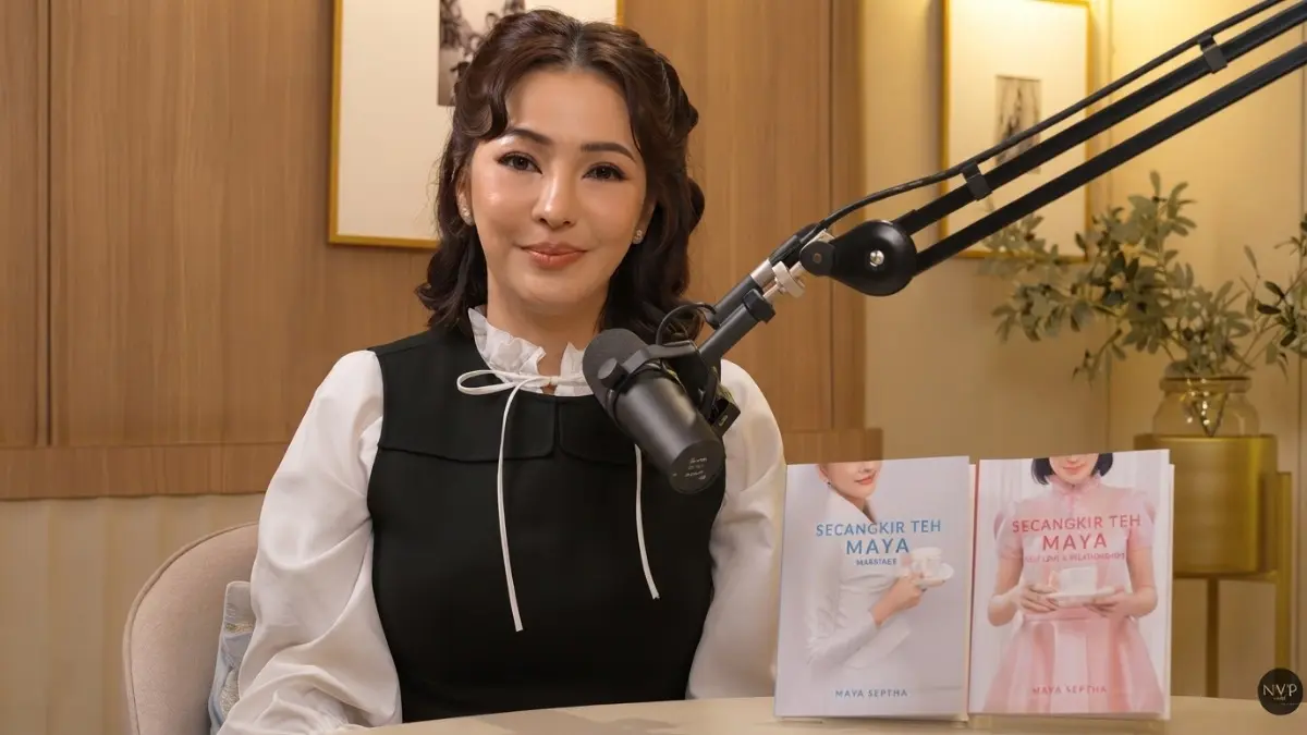 Maya Septha menekankan self love, kebahagiaan, dan keseimbangan peran demi keharmonisan keluarga yang berkelanjutan. (BTV/AI)
