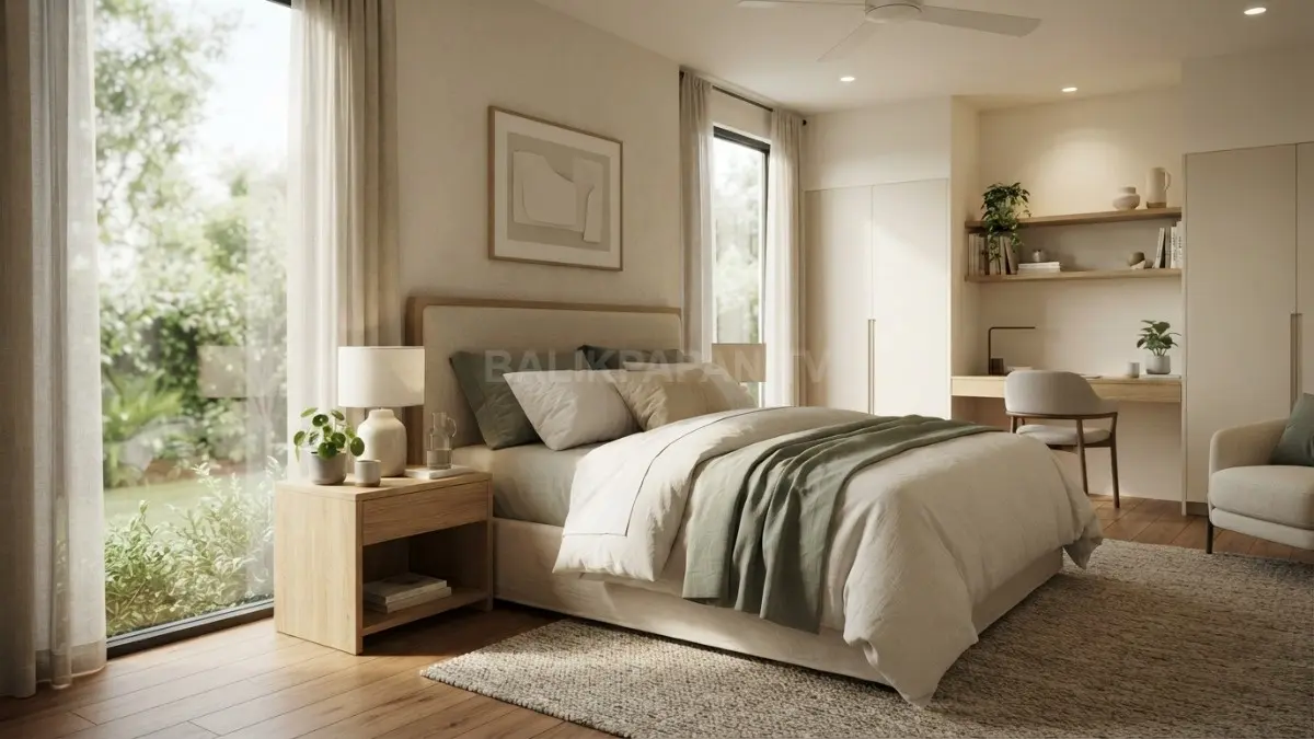 **Prioritaskan Kenyamanan Saat Istirahat:** Kualitas tidur meningkat berkat sprei katun organik, bambu, percale, dan linen sejuk nyaman. **(BTV/Ai)**
