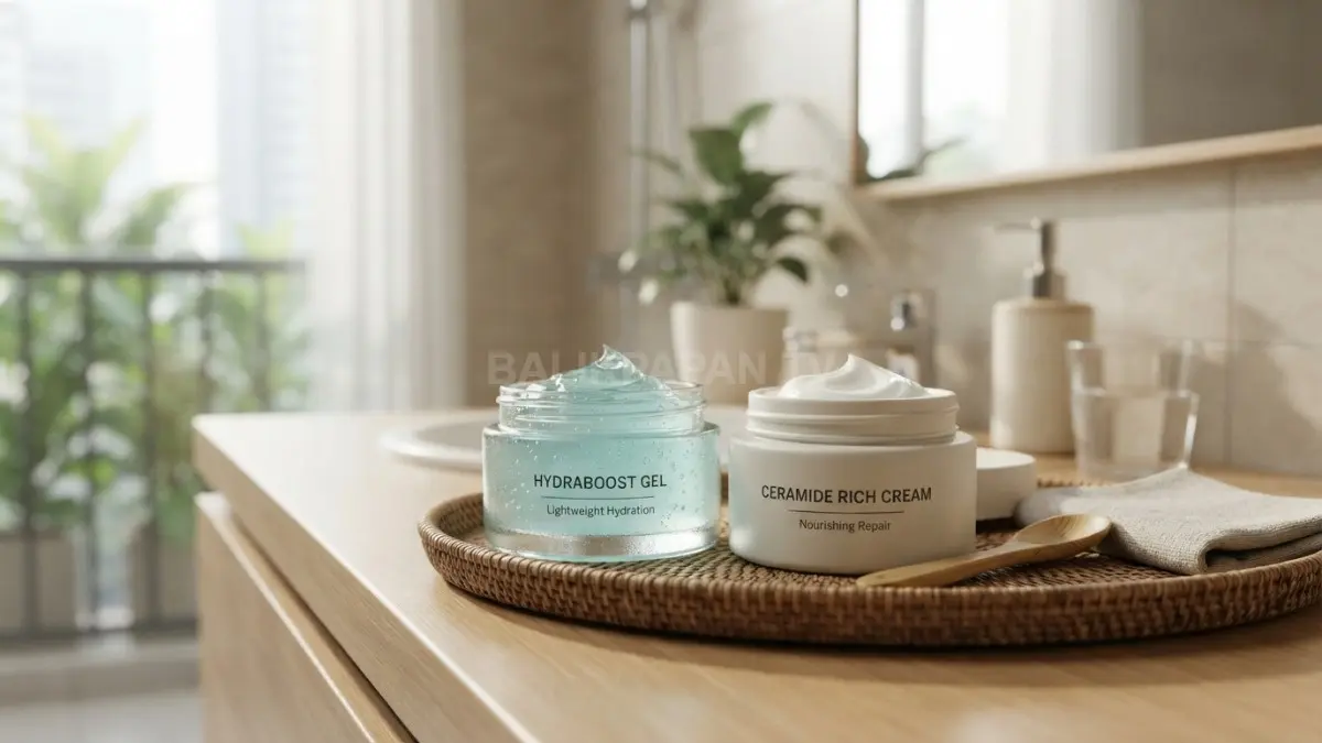 Moisturizer membantu menjaga kadar air kulit sekaligus memberikan rasa nyaman setelah membersihkan wajah. (BTV/AI)