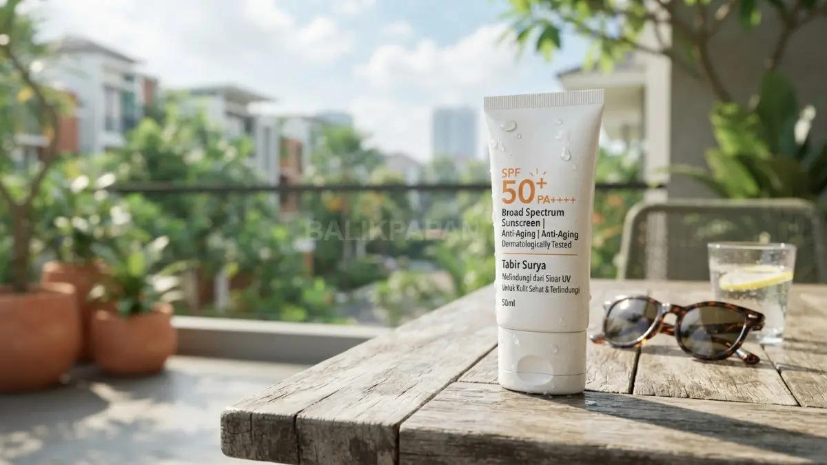 unscreen menjadi langkah terakhir skincare pagi sebelum memulai aktivitas di luar ruangan. (BTV/AI)
