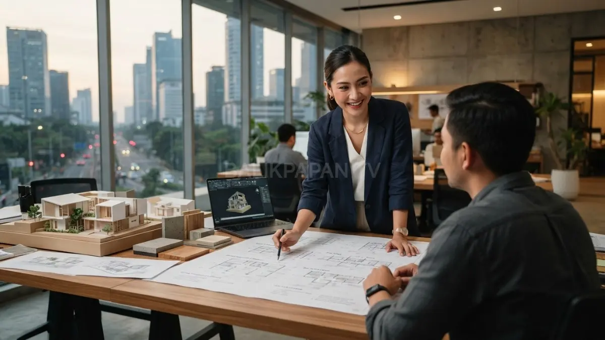 Desain arsitektur modern menghadirkan hunian nyaman, fungsional, hemat energi, dengan pencahayaan alami optimal untuk keluarga. [BTV:AI]