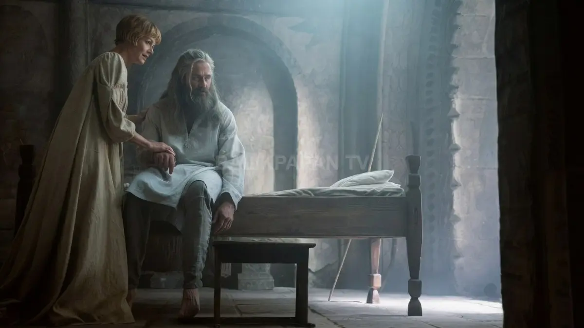 Jodie Comer memerankan Sister Brigid yang merawat Robin Hood dalam perjalanan penebusan dosa penuh harapan. (BTV/AI)