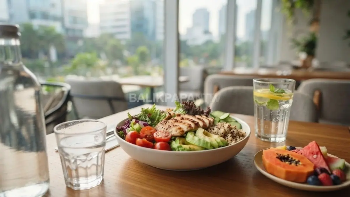 Konsumsi air, buah, sayuran, dan protein berkualitas membantu menjaga kulit tetap sehat, lembap, serta bercahaya alami (BTV/AI)
