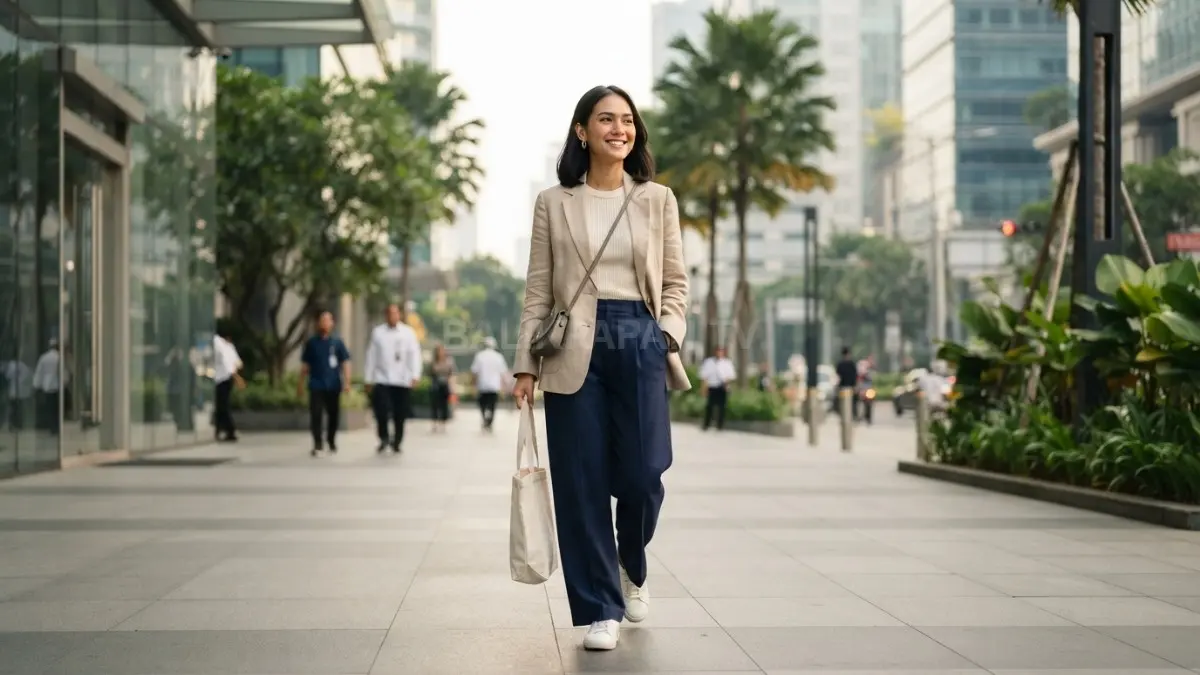 Bahan berkualitas seperti katun dan linen menghadirkan kenyamanan, ketahanan, serta tampilan pakaian yang selalu rapi (BTV/AI)