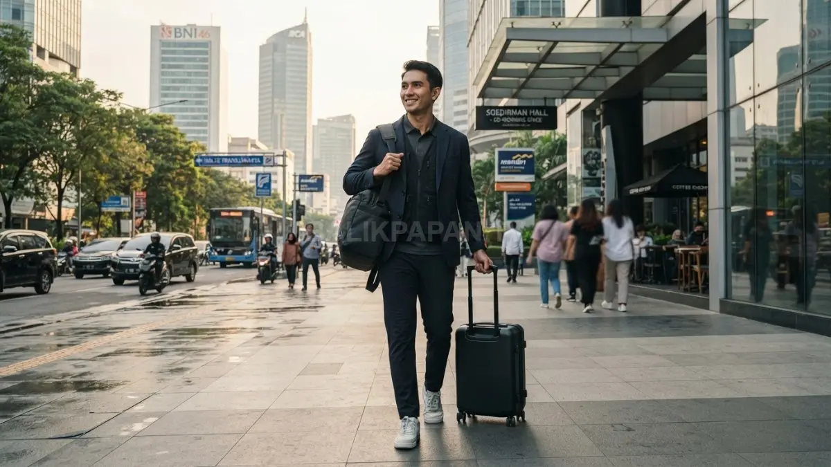 Pakaian fleksibel membantu manusia menjalani aktivitas dengan barang lebih sedikit. (BTV/AI)