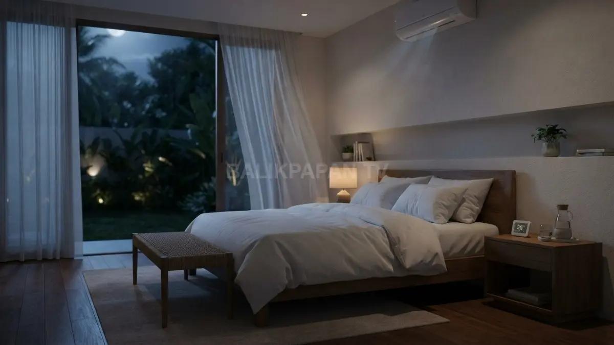 Penerapan penurunan suhu kamar secara bertahap membantu tubuh mencapai fase tidur mendalam yang berkualitas. (BTV/Ai)