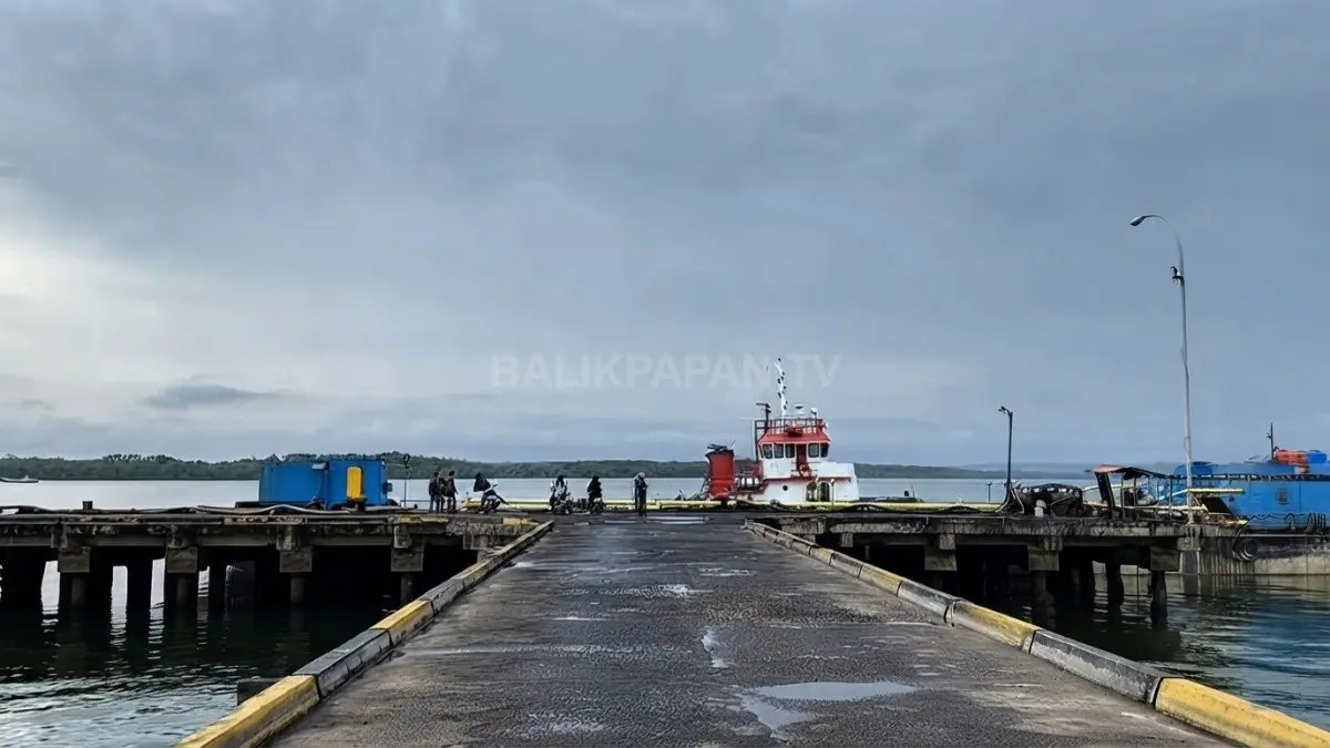 Penurunan aktivitas Pelabuhan Buluminung berdampak pada pendapatan daerah serta aktivitas ekonomi Kabupaten Penajam Paser Utara. (BTV/AI)