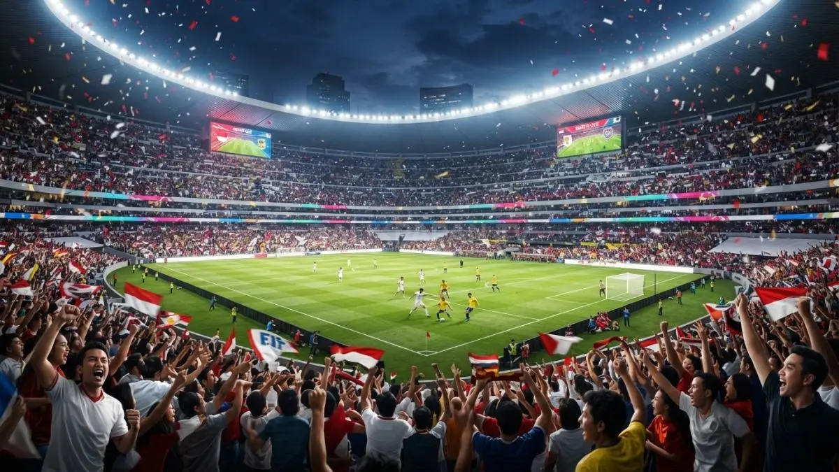 Piala Dunia FIFA 2026 akan menjadi edisi terbesar sepanjang sejarah dengan 48 peserta dan tiga negara tuan rumah. (BTV/AI)