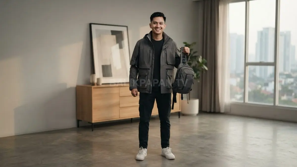 Satu pakaian dapat menggantikan beberapa fungsi tanpa memenuhi ruang. (BTV/AI)