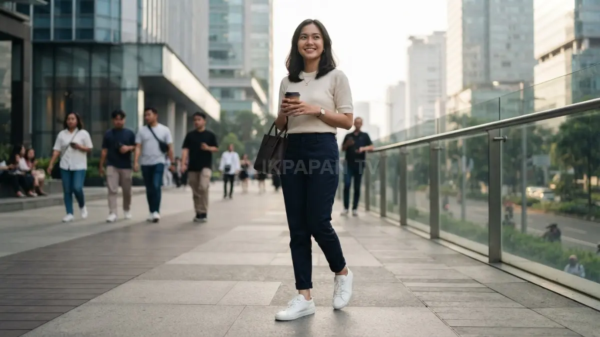 Sepatu sederhana berdesain klasik mudah dipadukan dengan berbagai busana dan tetap relevan sepanjang tren fashion (BTV/AI)