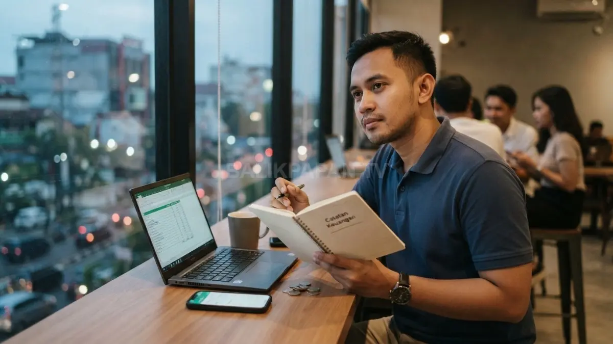 Mencatat emosi setiap transaksi membantu mengendalikan pengeluaran impulsif dan membangun kebiasaan finansial lebih bijak bertahap (BTV/AI)

