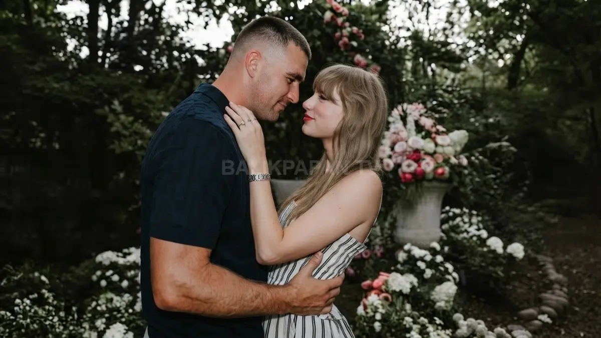 Pernikahan Taylor Swift dan Travis Kelce berlangsung mewah dengan dekorasi megah serta kejutan berhadiah yang memukau tamu (BTV/AI)