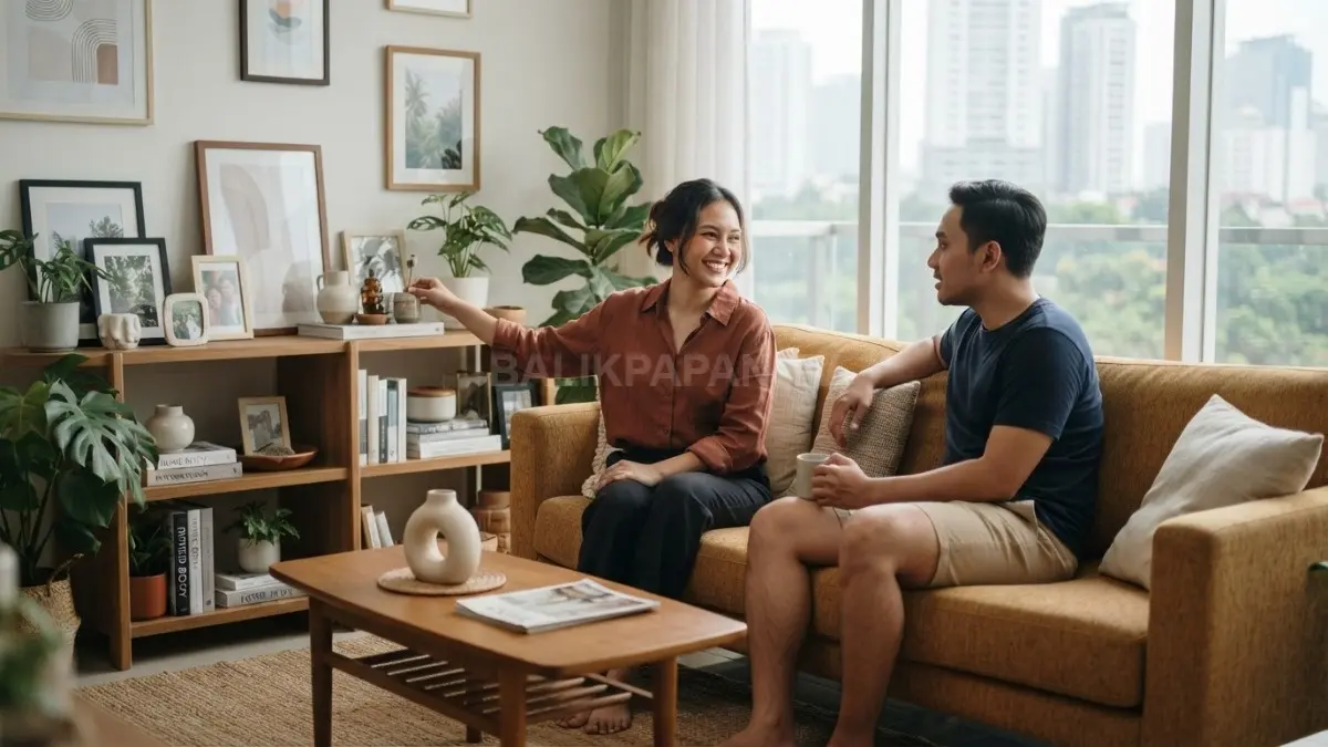 Dekorasi sesuai kebutuhan penghuni menjaga karakter rumah tetap menarik tanpa mengikuti semua tren interior. (BTV/AI)