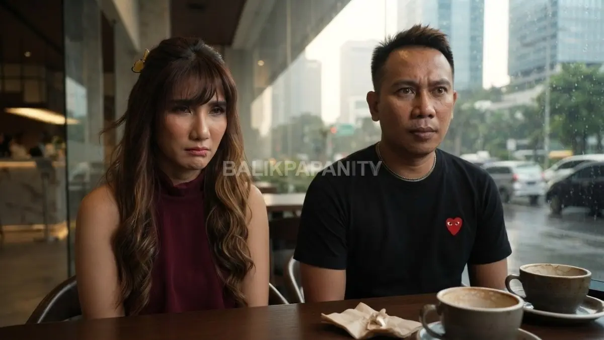 Ilustrasi konflik rumah tangga memperlihatkan perempuan hamil kehilangan dukungan emosional di tengah ketidakpastian hubungan pernikahan (BTV/AI)