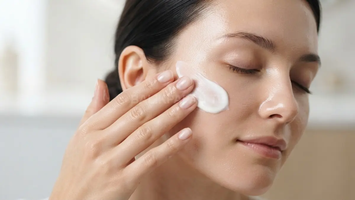 Krim ceramide dan asam hialuronat efektif memperbaiki pertahanan serta menjaga kelembapan alami jaringan kulit. (BTV/Ai)