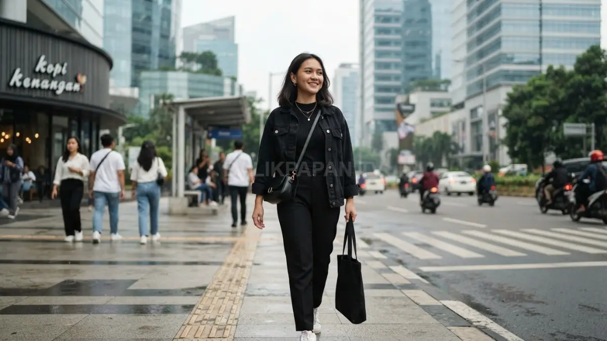 Pakaian hitam tampil elegan, tetapi kualitas bahan dan perawatannya menentukan kenyamanan serta ketahanan warna (BTV/AI)