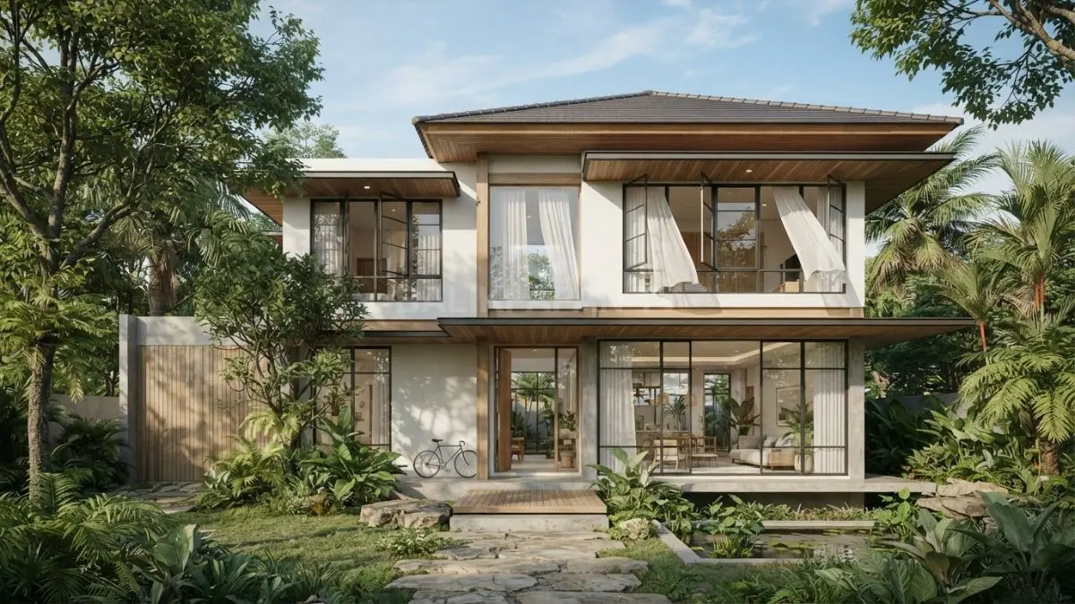 Rumah terasa lebih sejuk ketika ventilasi, peneduh, dan material bangunan saling mendukung secara bersamaan setiap hari. (BTV/AI)