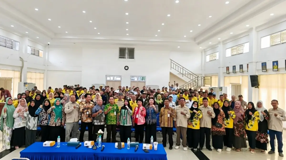 Ratusan Ketua RT mengikuti Bimtek digitalisasi data sosial dan IKD di Kecamatan Balikpapan Utara.