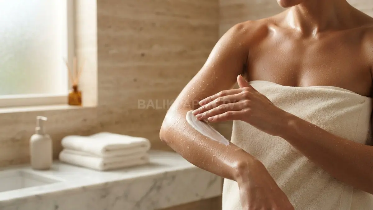 Gunakan losion setelah mandi untuk menghidrasi kulit secara maksimal sebelum menerima nutrisi tambahan. (BTV/Ai)