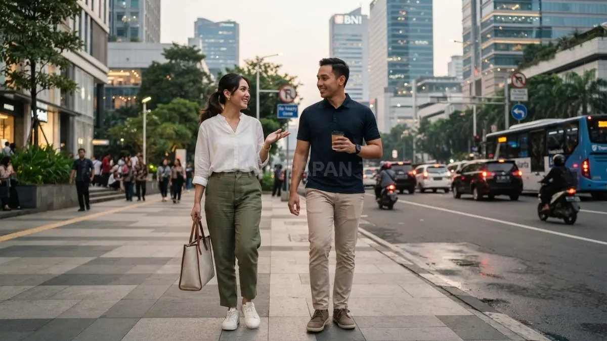 Pemilihan material outfit sesuai aktivitas meningkatkan kenyamanan, fungsi, penampilan, dan daya tahan pakaian sehari-hari (BTV/AI)
