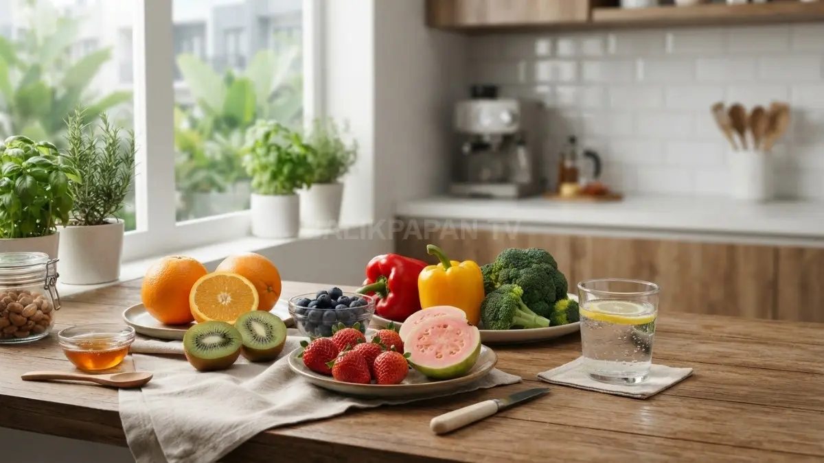 Vitamin C berperan penting menjaga kekuatan kolagen sekaligus membantu regenerasi kulit secara alami setiap hari bersama. (BTV/AI)
