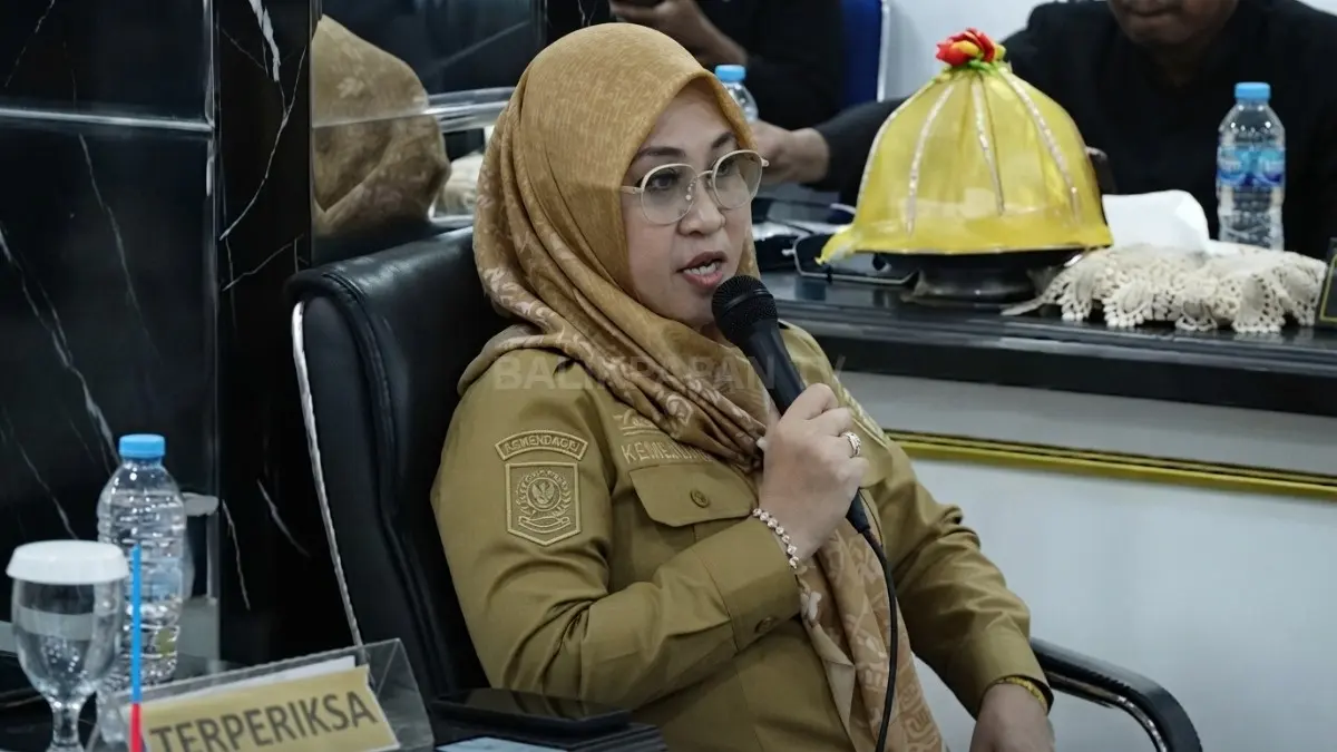Bupati Gowa saat sidang Pansus Hak Angket