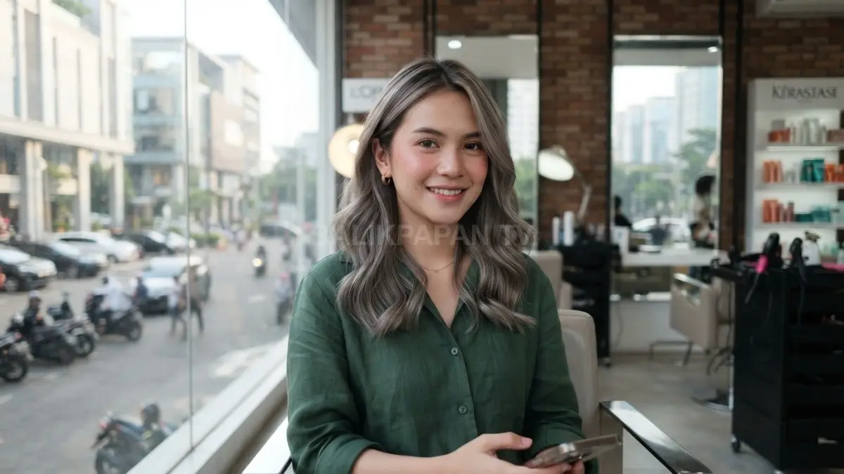 Highlight ash brown dan mushroom blonde menonjolkan kulit cool undertone dengan tampilan seimbang serta elegan alami (BTV/AI)
