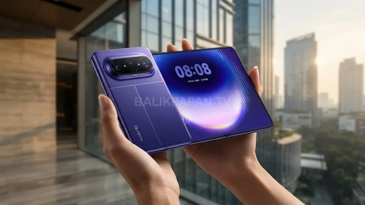 Huawei Pura XMAX hadir dengan desain premium serta kamera canggih untuk mengabadikan setiap momen terbaik Anda. (BTV/Ai)
