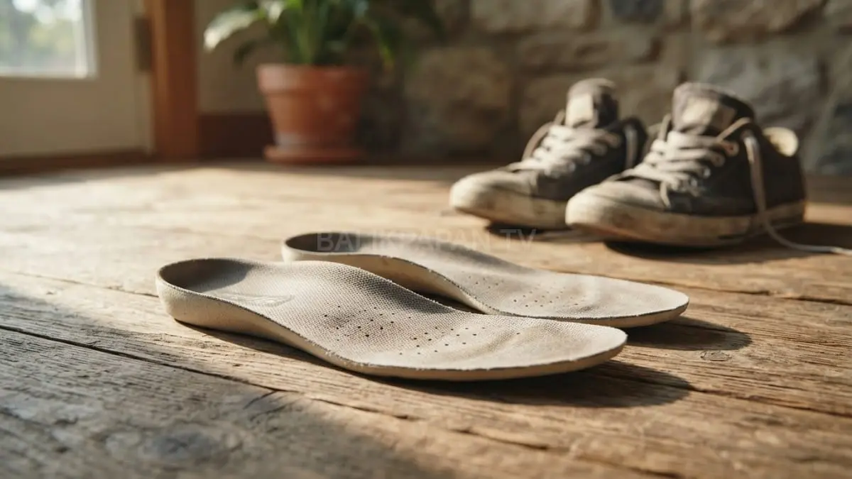 Insole yang dijemur dan dibersihkan rutin membantu mengurangi kelembapan serta mencegah bau membandel pada sepatu sehari-hari. [BTV:AI]