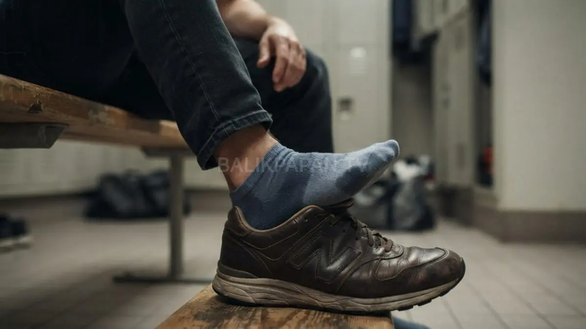 Kaki berkeringat berlebihan memicu kelembapan sepatu sehingga bakteri berkembang menghasilkan aroma kurang sedap sepanjang hari [BTV:AI]

