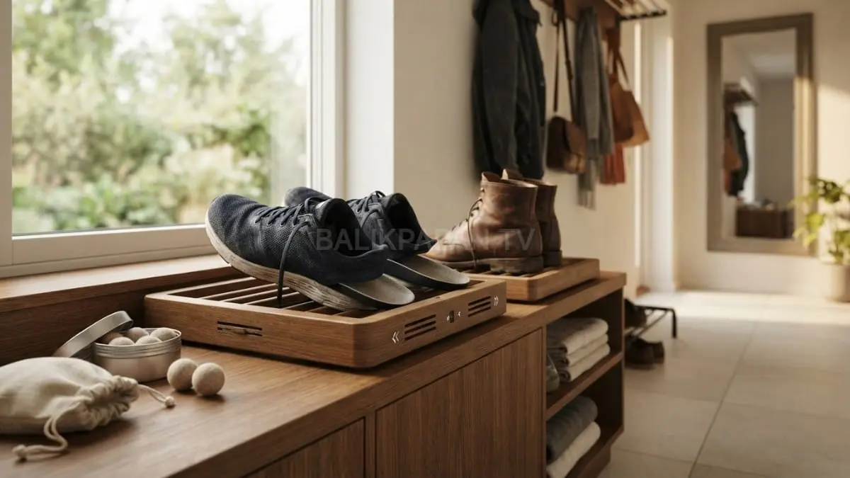 Mengeringkan sepatu secara bergantian membantu mencegah bau menjaga kebersihan kaki setiap hari optimal alami [BTV:AI]