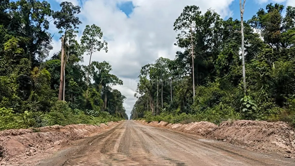 Perjalanan darat melintasi Kalimantan ditemani bekal wadai tradisional khas daerah sebagai pengisi energi sepanjang perjalanan (BTV/AI)