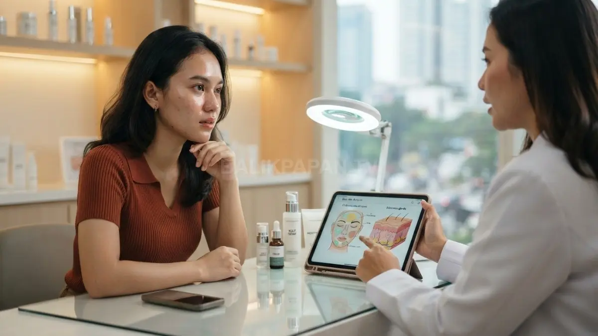 Pola makan sehat membantu menjaga keseimbangan kulit bersama istirahat cukup dan perawatan yang tepat (BTV/AI)