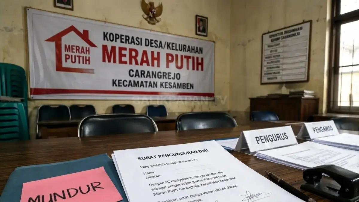 Dokumen administrasi koperasi dan proses tata kelola organisasi.(Radar Jombang)