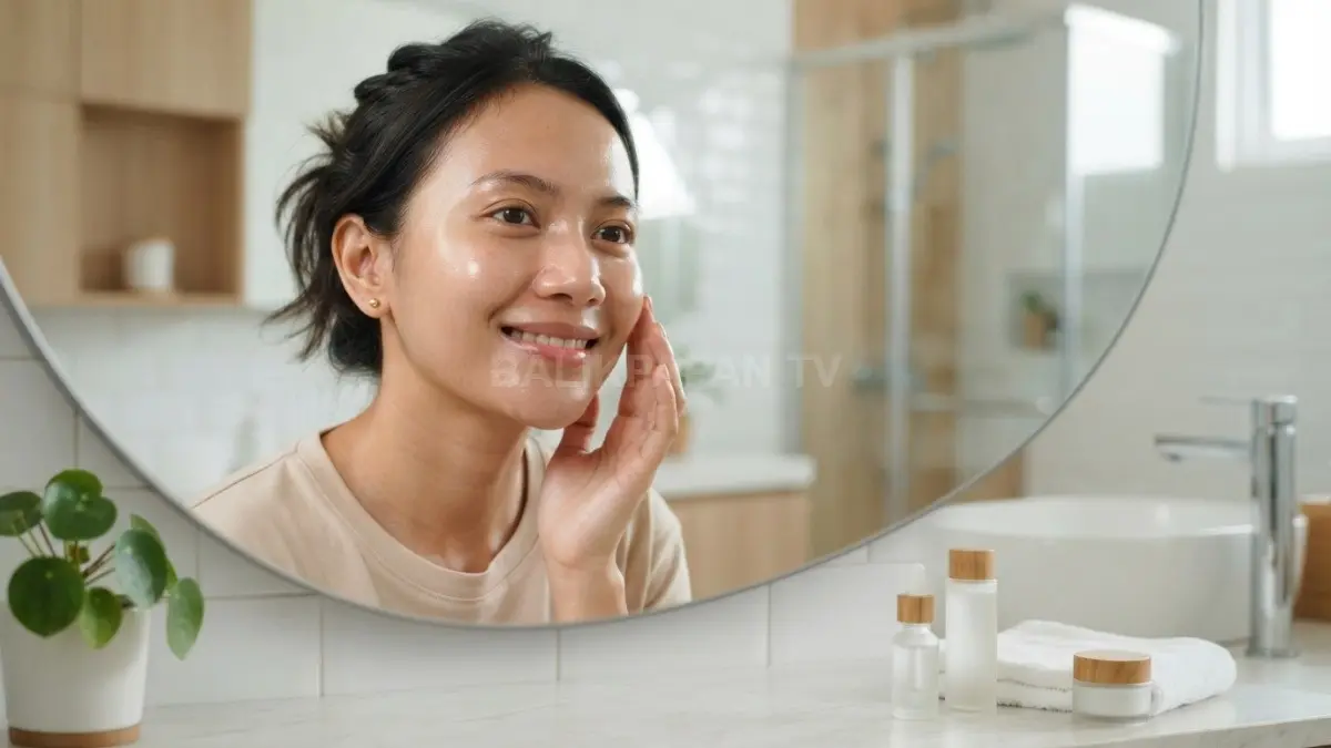 Kulit yang merespons baik terhadap skincare menunjukkan perubahan positif secara bertahap dengan penggunaan rutin bersama. (BTV/AI)